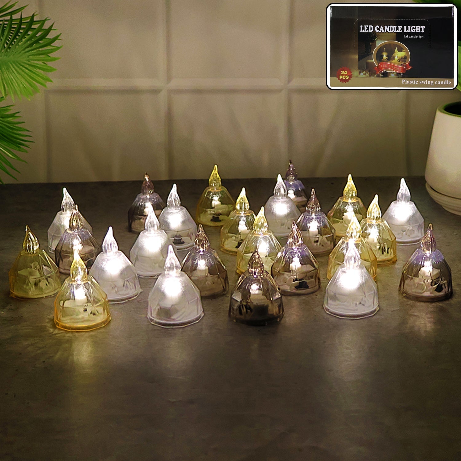 Premium 24 Piece LED Candle Lights Set Premium 24 Piece LED Candle Lights Set